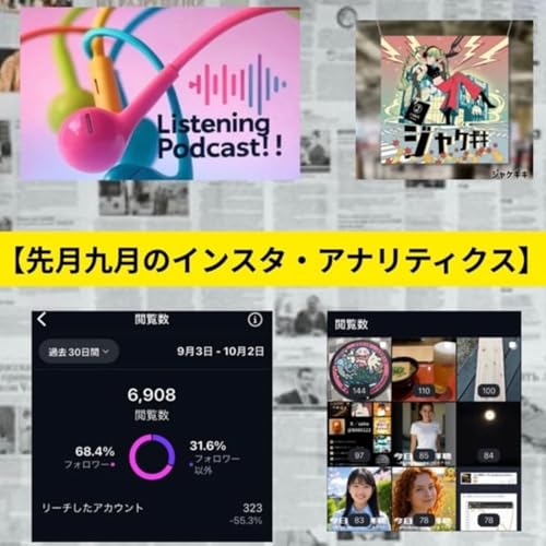 『2025.10.10 【2025年9月のインスタ・アナリティクス】』のカバーアート