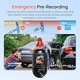 70mai Dash Cam 4K Omni, Front Rear 4K+1080P HDR Dash Cams for Cars with STARVIS 2 IMX678, Night Vision, Parking Mode, Voice Control, 4G LTE, Motion Detection, 5GHz WiFi 6, APP Control, 128GB SD Card - Image 8