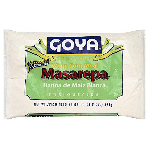 Goya Foods Masarepa Pre-Cooked White Corn Meal, 24 Ounce (Pack of 12) 982595