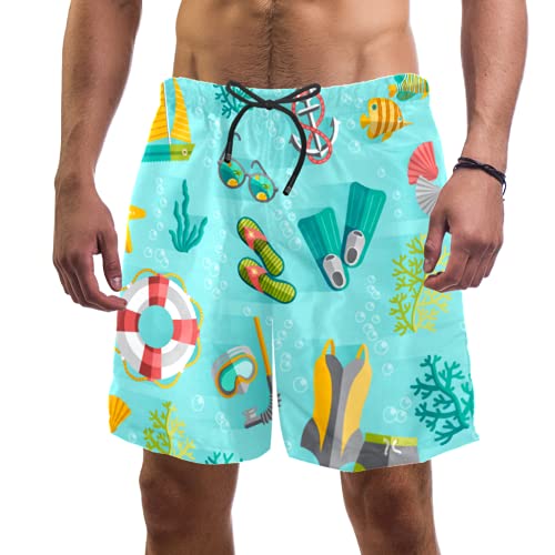 Short de bain pour homme confortable avec poches pour éviter les clés perdues