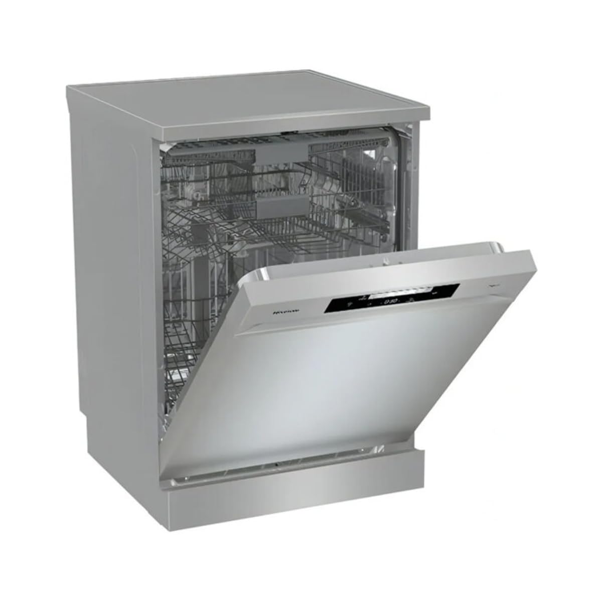 HISENSE HS643C90X Lave-vaisselle, 16 couvercles, 6 programmes, 3 paniers, gris C