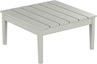 Vista 13 de WestinTrends Ashore - Mesa de centro para exteriores, 32 pulgadas para todo tipo de clima, de madera de polietileno Adirondack, mesa auxiliar