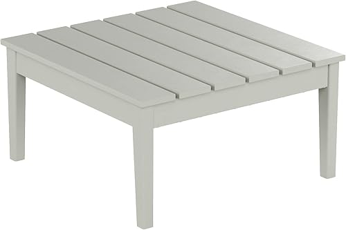 Miniatura 13 de WestinTrends Ashore - Mesa de centro para exteriores, 32 pulgadas para todo tipo de clima, de madera de polietileno Adirondack, mesa auxiliar