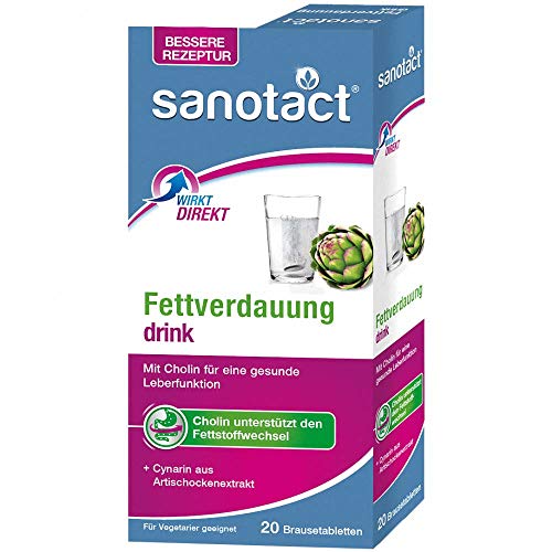 Preisvergleich Produktbild Sanotact Fettverdauung drink Brausetabletten 12x20St.