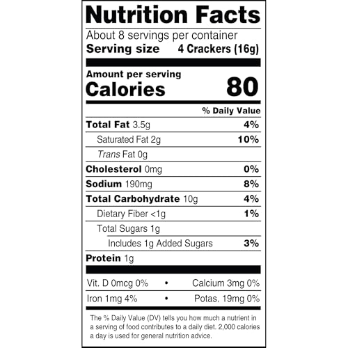 Carr's Crackers, Baked Snack Crackers, Party Snacks, Rosemary, 5oz Box (1 Box) - image 6
