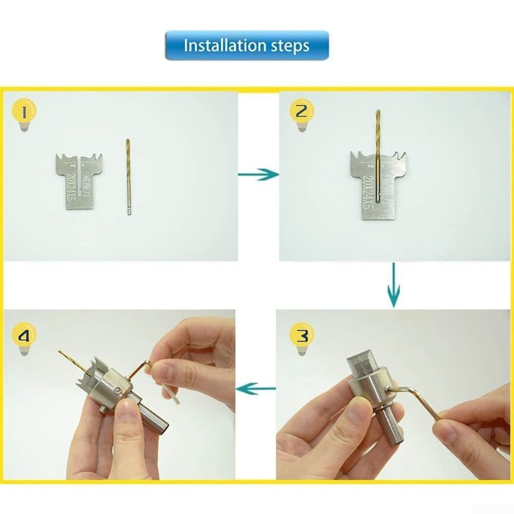 Brocas de Anillo de Metal Resistentes DIY