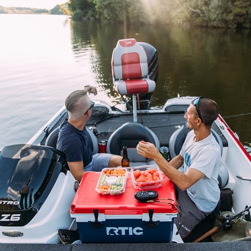 Image of RTIC 32 QT Ultra-Light Hard Cooler | Portable Hard Ice Chest Box for Beach, Drinks, Camping, Picnic, Fishing, Boat, Barbecue, 30% Lighter Than Rotomolded