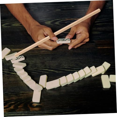 4 Piezas Palillos Mahjong de Madera para Juegos Americanos miniatura 7