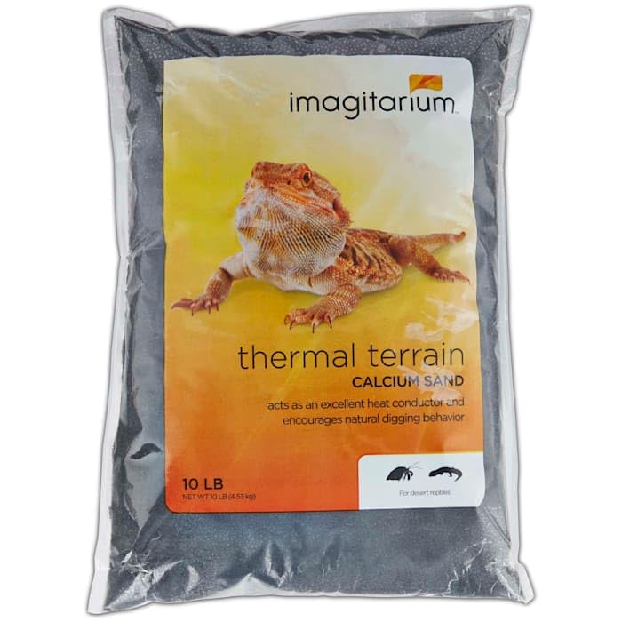 imagitarium Black Calcium Reptile Sand 10lb