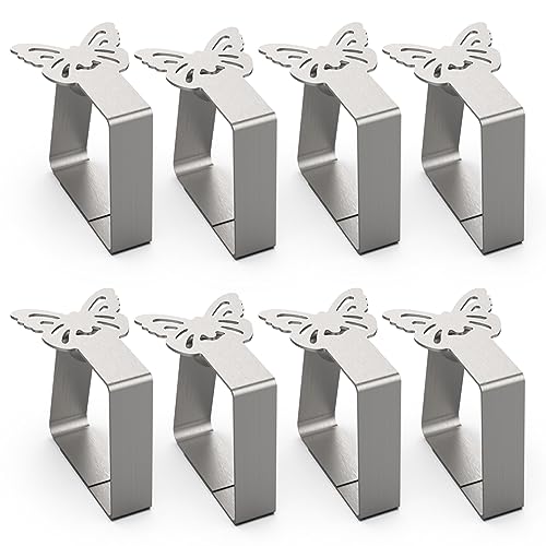 Lot De 6 Pinces à Nappe Magnétiques Extra Lourdes - Clips De Table Pour Extérieur Invisible