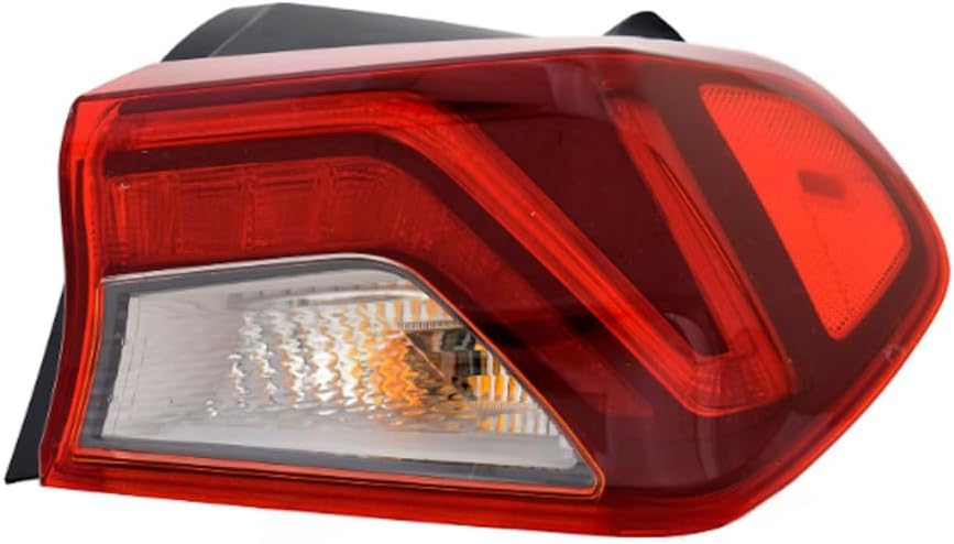 KarParts360 For Kia K5 2021 2022 2023 2024 Tail Light Driver Side | CAPA | LED | Red And Clear Lens | ABS+PC Plastic Housing | With Bulbs | Replacement For KI2804166, KI2804166C | 92401L3100
