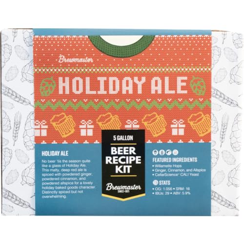 HOLIDAY ALE Premium Homebrewing Extract Ingredient Beer Kit from Brewmaster BMKIT133