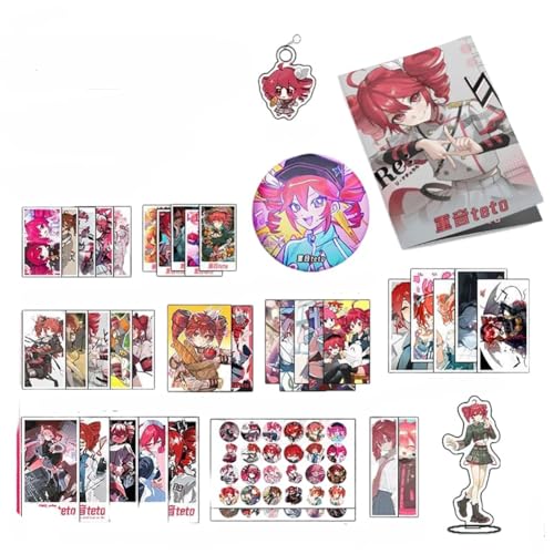 重音テト　星型　缶バッジ　ヴィレッジヴァンガード　6種類セット 重音テト×ヴィレッジヴァンガード】限定コラボグッズ発売決定