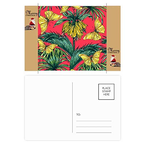 Cartes de remerciement fleurs papier épais lot de 20 illustrations florales roses