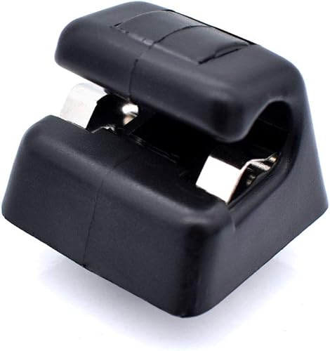 Miniatura 2 de Unicus - Clip para visera solar 2X de repuesto para Mercedes Benz W123 W124 W126 W201 190 E S Class (negro, S)