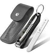 Nail Clipper, Toe Nail Clipper, Large Nail Clipper with Catcher, Built-in Nail File Nail Cutter, ...