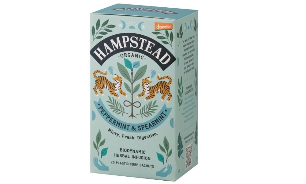 Amazon.com : Peppermint Tea Sachets 20 Bags : Grocery Tea Sampler
