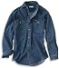 Carhartt Men's Washed Denim Work Shirt Long Sleeve Button front Original Fit