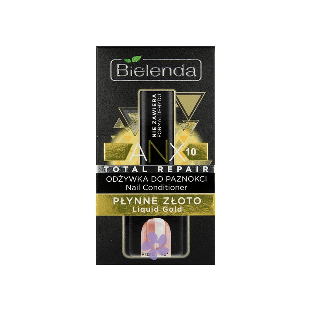 ANX Total Repair nail conditioner liquid gold 11 ml - أنكس توتال ريبير بلسم ترميم واصلاح الأظافر سائل ذهبي -