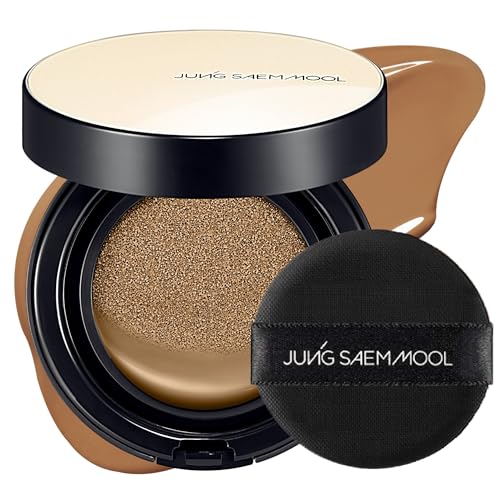 Image of JUNG SAEM MOOL Essential Skin Nuder Cushion | Natural Finish, Buildable Coverage Cushion Foundation by Korean Makeup Artist (Refill Not Included, 0.49 Fl Oz), 32N Walnut
