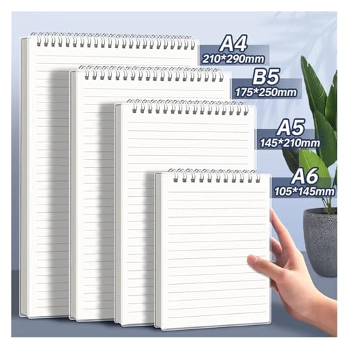 Cuaderno en espiral A4 con páginas blancas de alta resistencia 2
