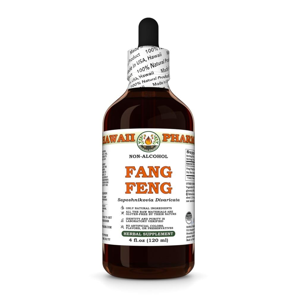 Hawaii Pharm Fang Feng Root Alcohol-Free Extract, 4 fl oz 4 Fl Oz (Pack of 1)