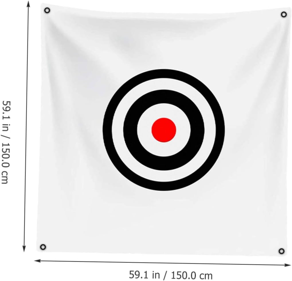 GANAZONO 1Pc Foldable Golf Hitting Net Training Set Durable Thick Canvas Practice Cloth for Backyard Games and Family Gatherings Easy to Store and Transport