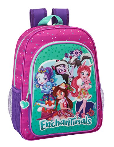 Safta Mochila  Escolar Niños Enchantimals  Oficial 330x140x420mm