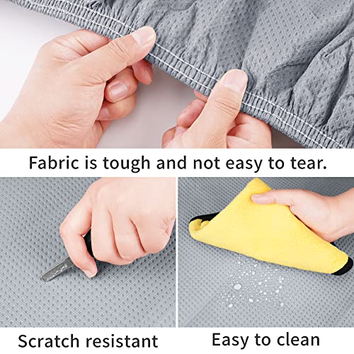 Gxt Windproof And Dustproof Car Cover For Outdoor And Indoor, 3 Layers Breathable Heavy Duty Fabric With Uv Protection, Universal Fit For Full-Size Sedan 190-209 Inch #TOP6