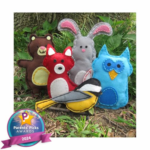 Woodland Animals Kids Sewing Kit Offers Hours Of Artful Fun For Girls & Boys Ideal Kids Craft Party Activity Sewing Kit Includes All Craft Supplies & Easy Instructions For Ages 7 To 12