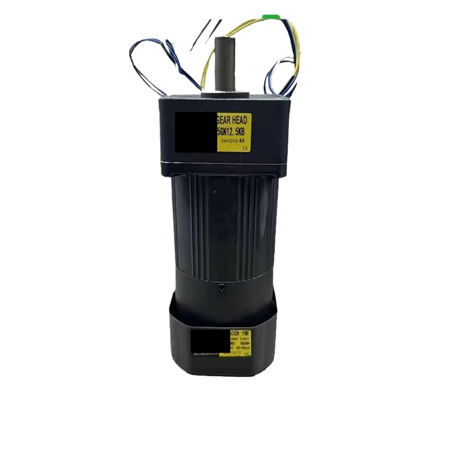 ANERTQUIH Asynchronous Motor 60W 380V AC Gear with Brake 5IK60GN-YMF Three Phase High Torque Shaft Diameter 15mm(180RPM)