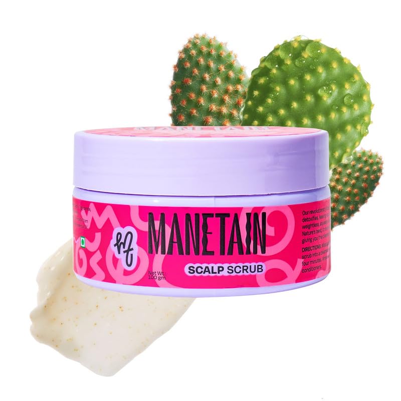 MANETAIN Scalp Scrub 100g | Purifying Scrub for Oily, Dry Scalp & Dandruff | Vegan & Cruelty-Free