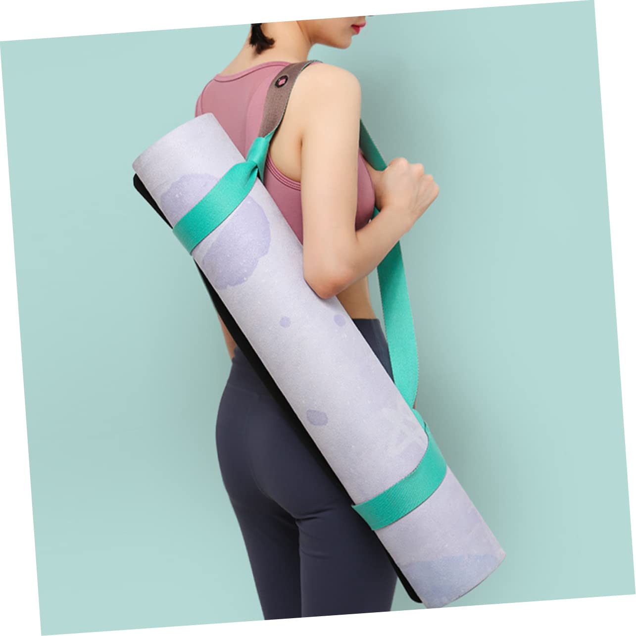 Toyvian Yoga Tragegurt Hautfreundlichem Verstellbar Tragbar für Fitness Yoga Schützt Hände Verletzungen für Hause