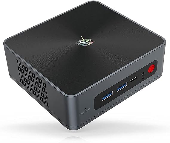 Beelink Mini Pc, Intel Core I5 8259U(4C/8T, Up to 3.8Ghz), 8GB DDR4 256GB NVME SSD, Mini Desktop Computer Support 4K@60Hz Output/Dual HDMI/WiFi 5/BT5.0, Support 2.5