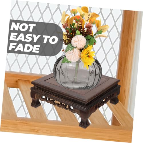 Socle de bois pour vase évitant les chutes et rayures - 8
