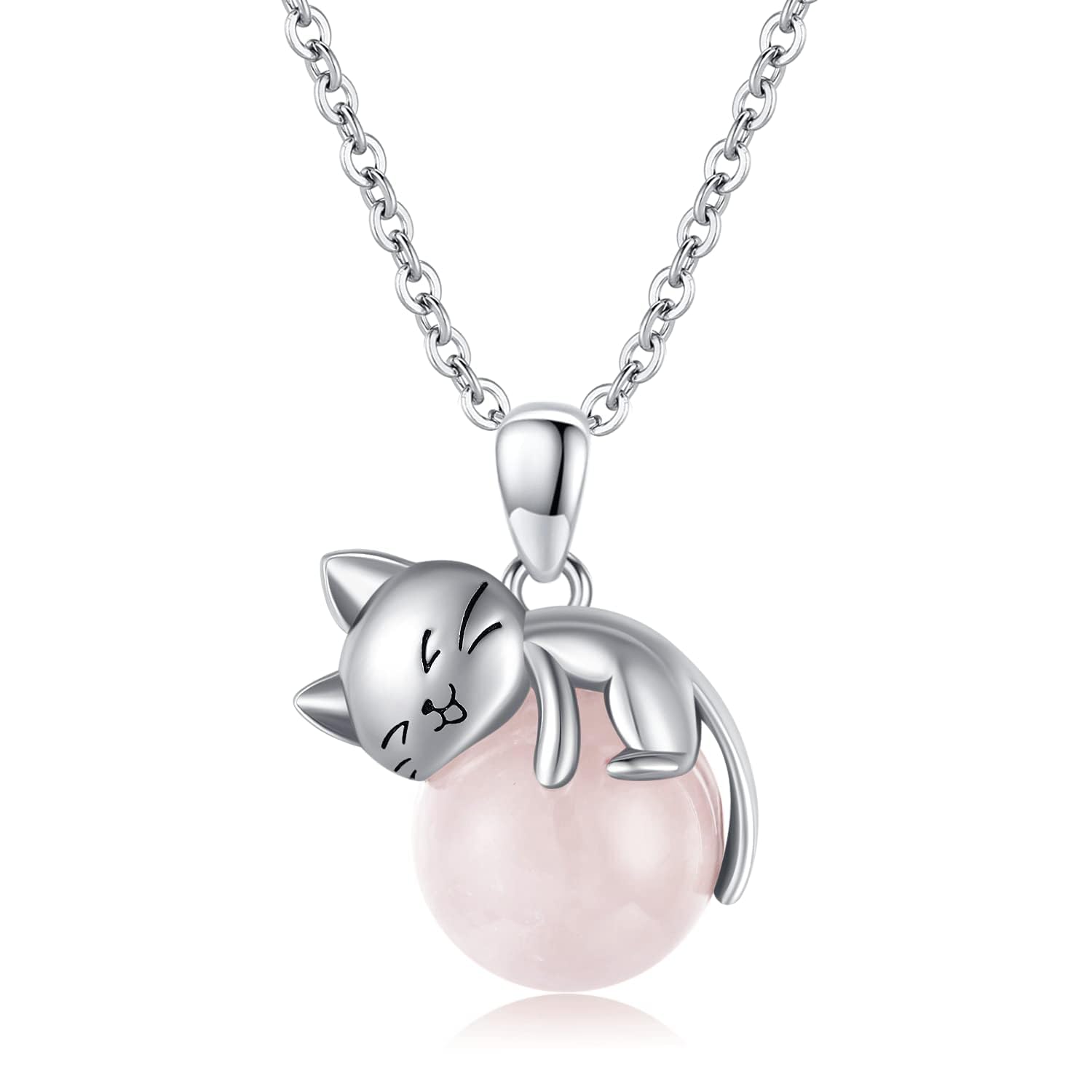 Vadmans, Collana con ciondolo a forma di animale, Axolotl, tartaruga o koala, in argento Sterling, idea regalo per donne