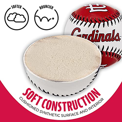 Image of Franklin Sports MLB Team Soft Baseballs - Team Logo - Fan Shop Toy Baseball for Kids - Decoration for Desks and Office