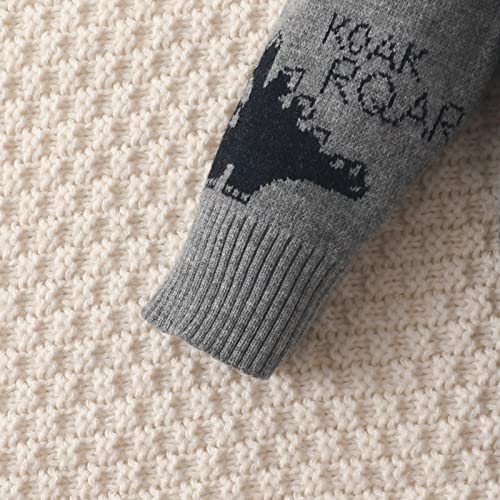 Children Knitted Blouse Toddler Boys Sweater Kids Casual Dinosaur Button Up V Neck Knitted Cardigan Jacket3