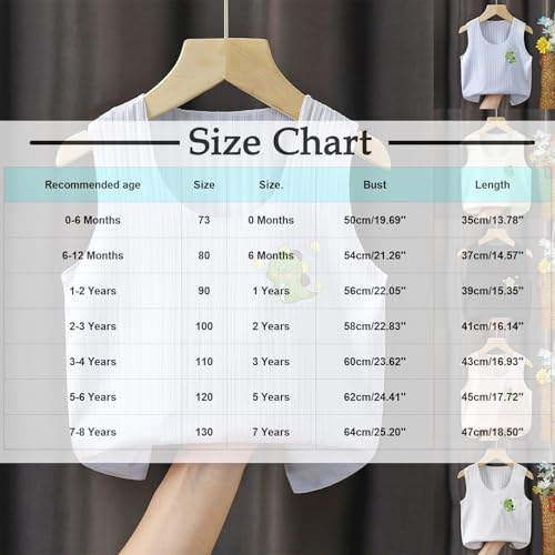wodceeke Toddler Boys Girls Tank Tops Cute Cartoon Dinosaur Printed Sleeveless Shirts Kids Summer Workout Sports Vest2