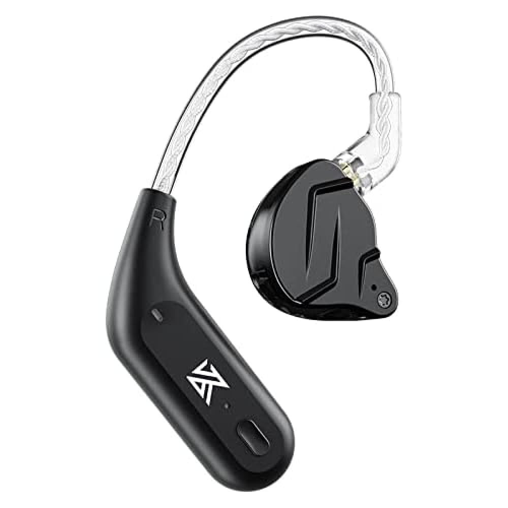 Airloop AZ09-C Bluetooth Cable, Upgrade Headphone Cable, Bluetooth 5.2 Wireless Ear Hook with Microphone, Suitable for ZSN/ZSN PRO/ZS10 PRO/AS16/AS12/ZSX/ZSN PRO-X/Zax/ASF/ASX/DQ6, Black