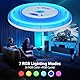 slochi LED Deckenleuchte Dimmbar mit Fernbedienung, 40CM RGB Farbwechsel Deckenlampe Led, 3000K-6500K Badezimmer Lampe für Bad Kinderzimmer Schlafzimmer Wohnzimme-Rund Weiss