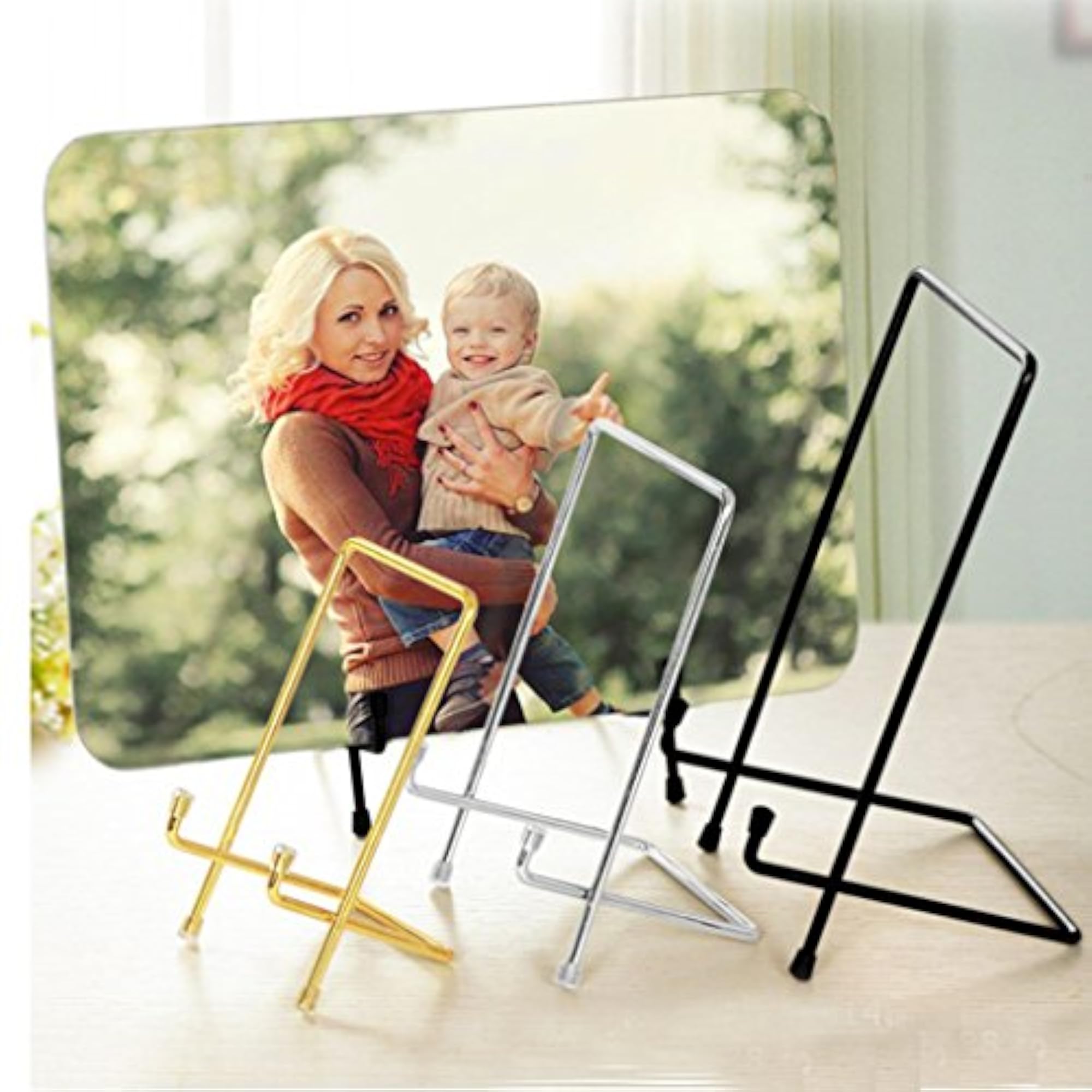 Display Rack Holders Wire Easel for Tabletop Books