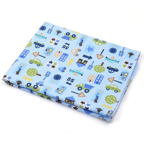 KLOUD City� Baby Waterproof Washable Diaper Changing Mat Pad (Blue 27.5x19.5 inch)