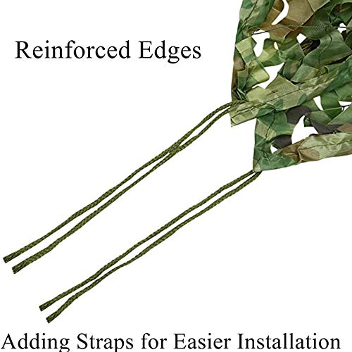 Rede de camuflagem XWU, 2 x 1 m, persianas de rede camufladas ótimas para decoração de festa de Nata
