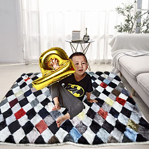 Alfombras de piel de oveja, acogedora alfombra de piel de cordero, manta de piel de oveja genuina, alfombra de piel de oveja lujosa para dormitorio y sala de estar (3.3 x 6.6 pies, color normal