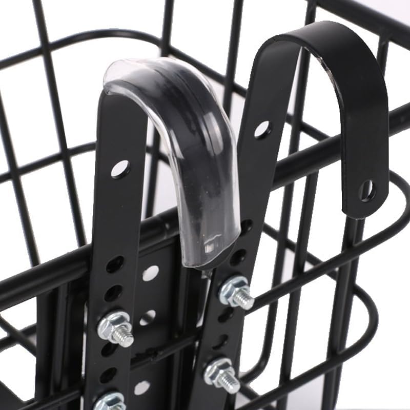 Bike Basket Front Hook, Iron Adjustable Quick Release Handlebar Mount