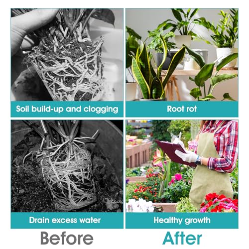 30pcs Invisible Plant Pot Feet, 2 Inch Planter Feet Non-Slip Surface,Indoor Outdoor Solid Corkwood Planter Pot Lifters for Plants Flowers - Image 8