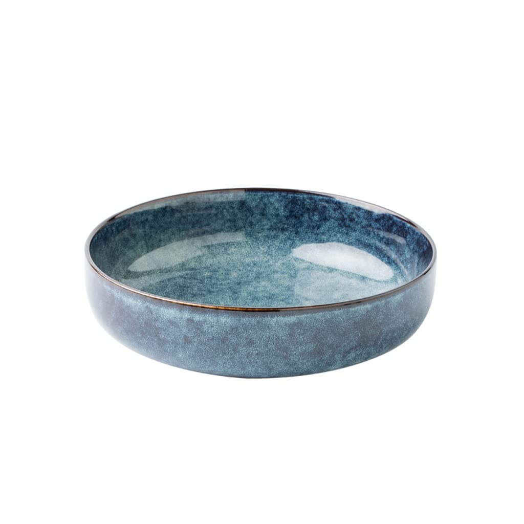 Duże talerze obiadowe retro ceramiczna miska sałatka makaron miska do zupy głęboki talerz można układać w stos naczynia do serwowania