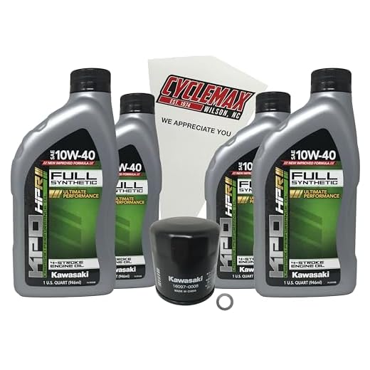 Cyclemax Full Synthetic Oil Change Kit