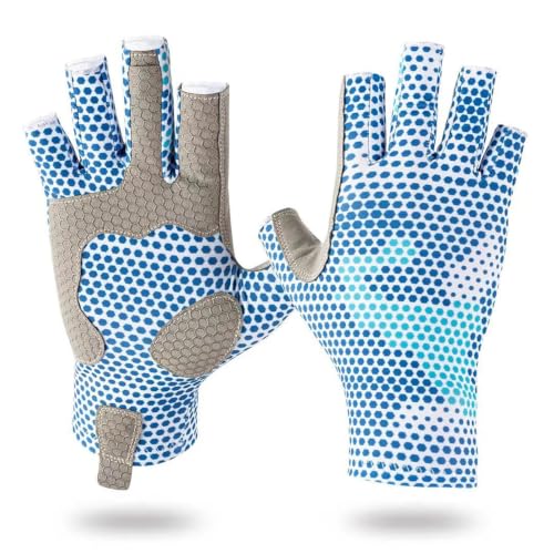Guantes de pesca for hombre con elasticidad superior y tacto de seda